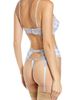 Coquette Coquette Gingham Underwire Bra, Garter Belt & G-String Set - 2