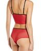 Coquette Coquette Lace & Mesh Longline Bralette & Boyshorts Set - 2