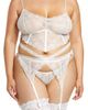 Coquette Coquette Lace Bra, Garter Belt & G-String Thong Set - 1