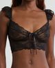 Coquette Coquette Lace Longline Bralette - 1