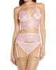 Coquette Coquette Lace Longline Underwire Bra, Garter Belt & Thong Set - 1
