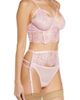 Coquette Coquette Lace Longline Underwire Bra, Garter Belt & Thong Set - 3