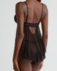 Coquette Coquette Lace Underwire Babydoll Chemise & G-String Set - 3
