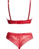 Coquette Coquette Lace Underwire Bra & Tanga - 3