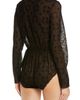 Coquette Coquette Long Sleeve Geo Lace Bodysuit - 2