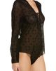 Coquette Coquette Long Sleeve Geo Lace Bodysuit - 3