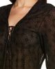 Coquette Coquette Long Sleeve Geo Lace Bodysuit - 4