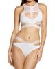 Coquette Coquette Mesh & Strap Detail Bra & Briefs Set - 1
