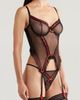 Coquette Coquette Mesh Underwire Bustier & G-String Set - 3