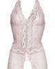 Coquette Coquette Open Gusset Lace Teddy - 1