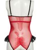 Coquette Coquette Open Gusset Mesh Teddy - 2
