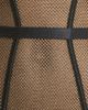 Coquette Coquette Shimmery Underwire Fishnet Teddy with Garter Straps - 5