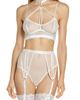 Coquette Coquette Strappy Choker Bra & High Waist Panties - 1
