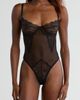 Coquette Coquette Underwire Lace & Mesh Teddy - 1