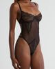 Coquette Coquette Underwire Lace & Mesh Teddy - 4