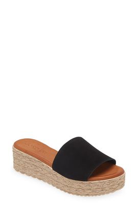 Cordani Cordani Bizzy Espadrille Platform Wedge Slide Sandal