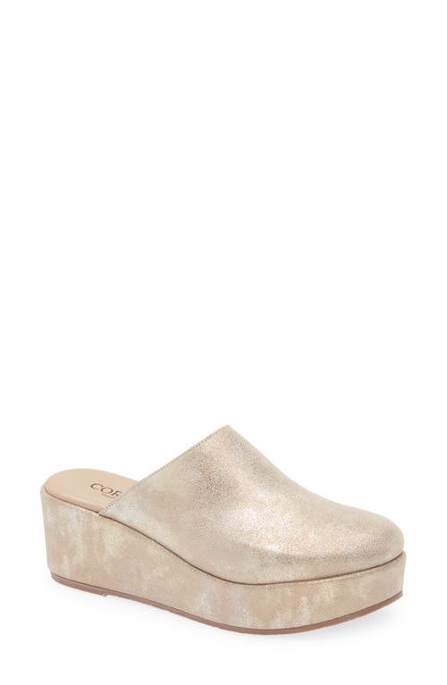 Cordani Cordani Camryn Shimmer Platform Wedge Mule
