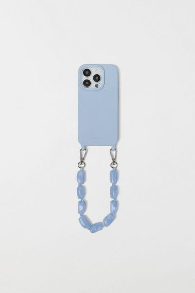 Cordée Cases Cordée Cases iPhone Case + Beaded Wristlet Set in Glacier at Urban Outfitters