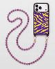 Cordée Cases Cordée Cases LSU Crossbody Phone Chain Set in Purple Tiger at Urban Outfitters - 1