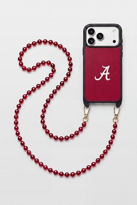 Cordée Cases Cordée Cases University of Alabama Crossbody Phone Chain Set in Red at Urban Outfitters