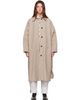 Cordera Cordera Beige Batwing Trench Coat - 1