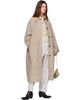 Cordera Cordera Beige Batwing Trench Coat - 4