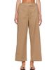 Cordera Cordera Beige Low Rise Cotton Trousers - 1