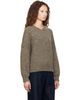 Cordera Cordera Beige Speckled V-Neck Sweater - 2