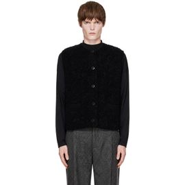 Cordera Cordera Black Mohair Waistcoat Sweater