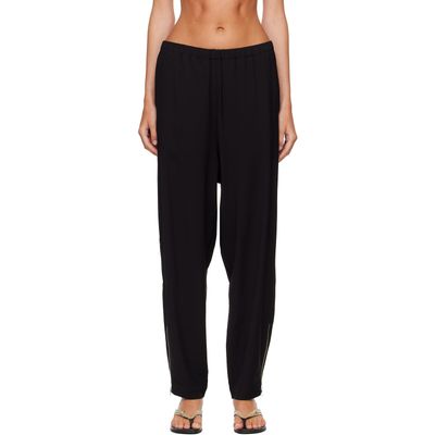 Cordera Cordera Black Viscose & Wool Lounge Pants