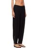 Cordera Cordera Black Viscose & Wool Lounge Pants - 2
