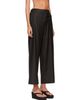 Cordera Cordera Brown Low Rise Virgin Wool Trousers - 2