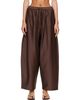 Cordera Cordera Brown Maxi Trousers - 1