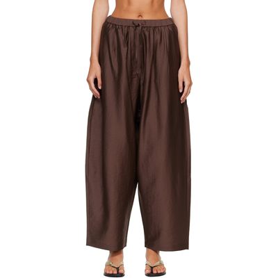 Cordera Cordera Brown Maxi Trousers