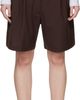 Cordera Cordera Brown Tailored Bermuda Shorts - 1