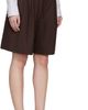 Cordera Cordera Brown Tailored Bermuda Shorts - 2