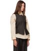 Cordera Cordera Brown Tailored Peplum Top - 2