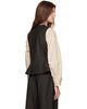 Cordera Cordera Brown Tailored Peplum Top - 3