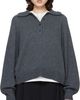 Cordera Cordera Gray Merino Wool Polo - 1