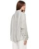 Cordera Cordera Gray Pinstriped Oversized Shirt - 3