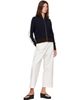 Cordera Cordera Navy & Brown Extrafine Merino Wool Sporty Cardigan - 4