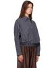 Cordera Cordera Navy Checked Bomber Shirt - 2