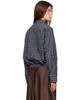 Cordera Cordera Navy Checked Bomber Shirt - 3