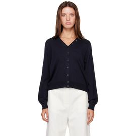 Cordera Cordera Navy Merino Wool Button Cardigan