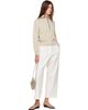 Cordera Cordera Off-White Flecked Cotton Zip-Up Sweater - 4