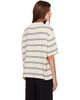 Cordera Cordera Off-White Organic Cotton Striped T-shirt - 3