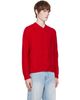 Cordera Cordera Red Wool Braided Sweater - 2