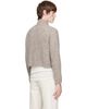 Cordera Cordera Taupe Baby Alpaca Polo Sweater - 3