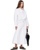 Cordera Cordera White Cotton Voluminous Midi Skirt - 4