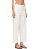 Cordera Cordera White Soft Cotton Straight Trousers - 2